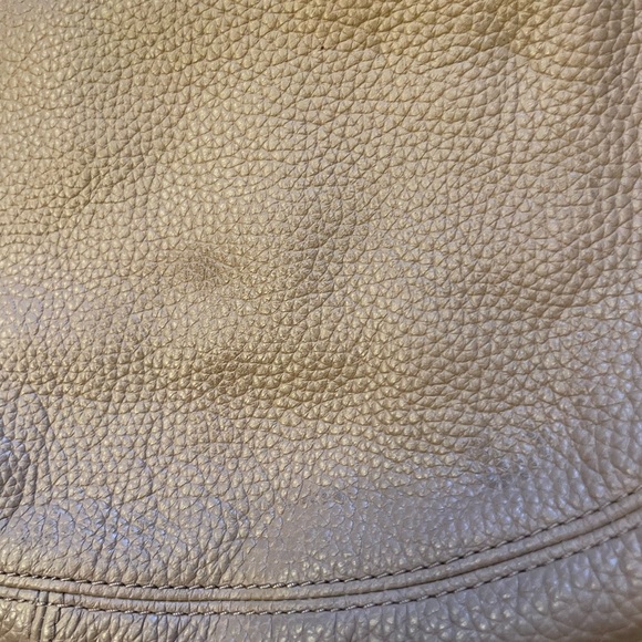 Michael Kors Taupe Leather Satchel Gold Hardware - Picture 4 of 12